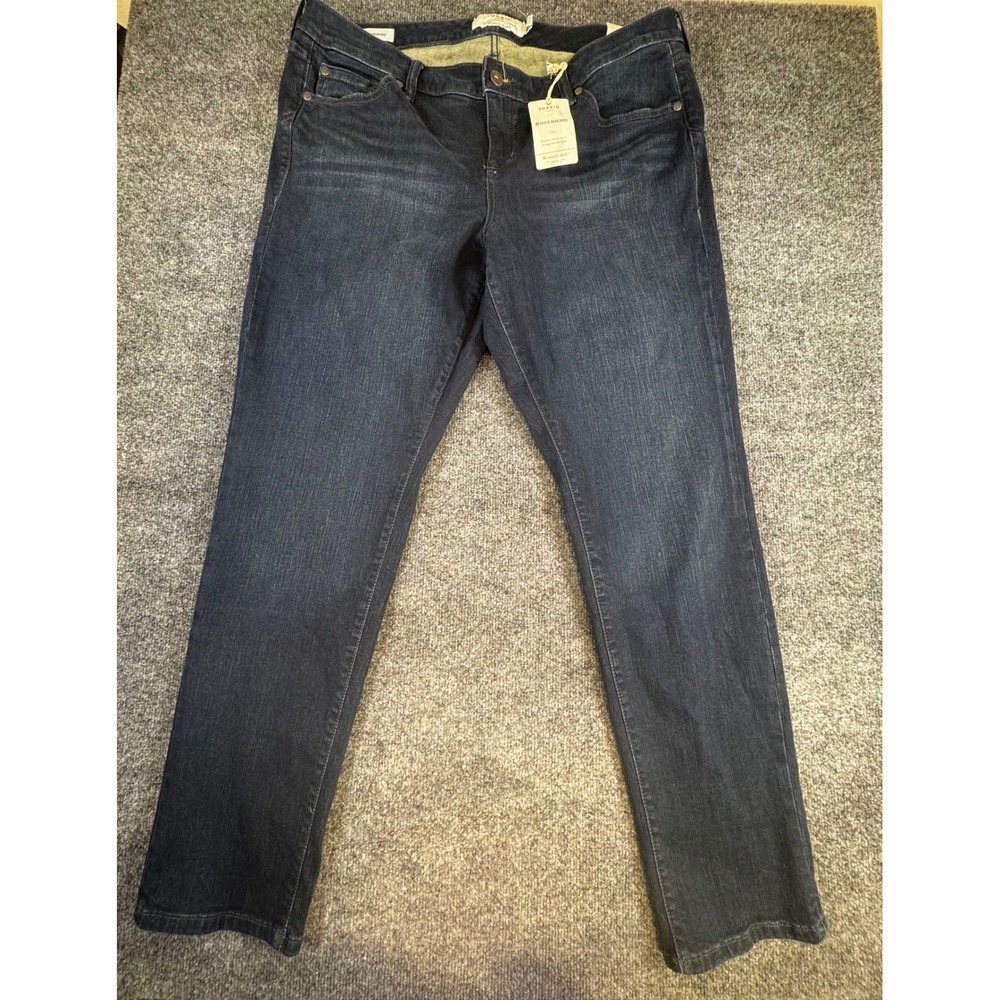 Torrid Boyfriend Jeans Dark Wash Relaxed Straight‎ Leg Denim 18R 10353470